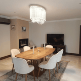 Infinity Crystal Chandelier