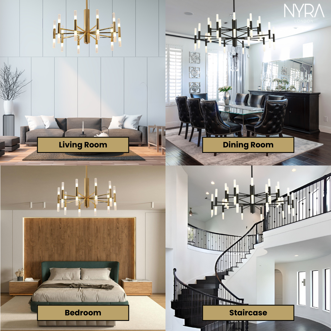 Starlight Matrix Chandeliers