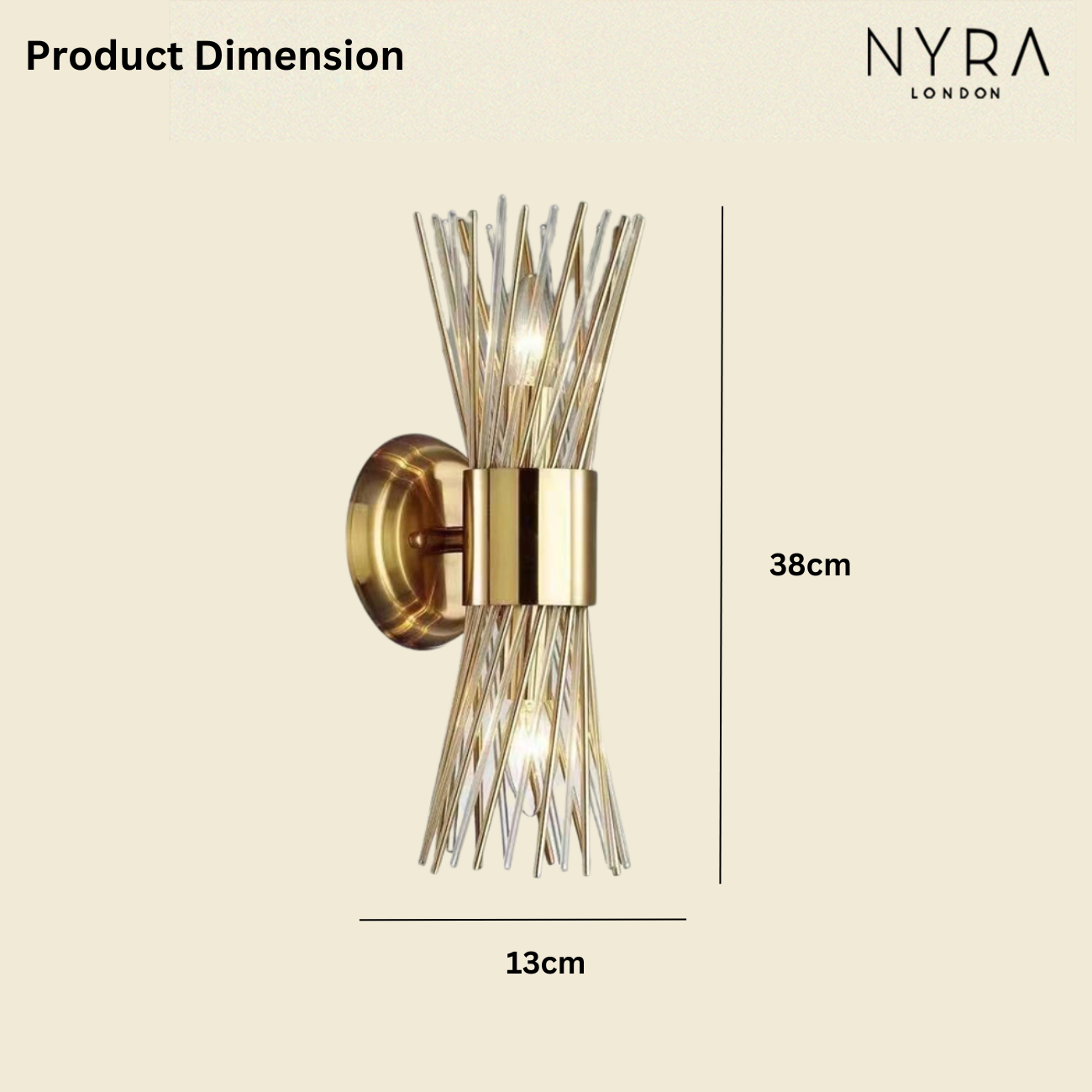 Lunet Glass Wall Sconce