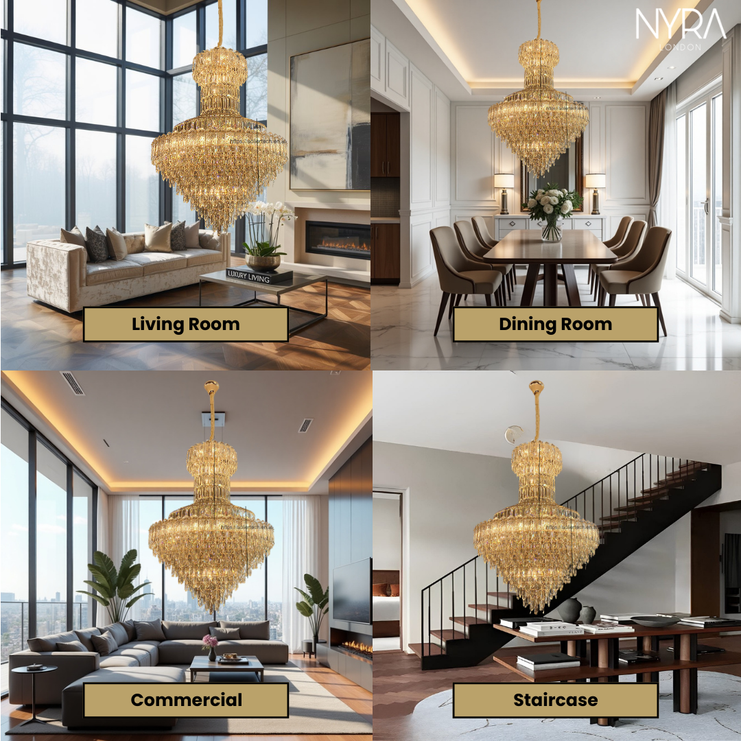 Orlix Large Crystal Chandelier