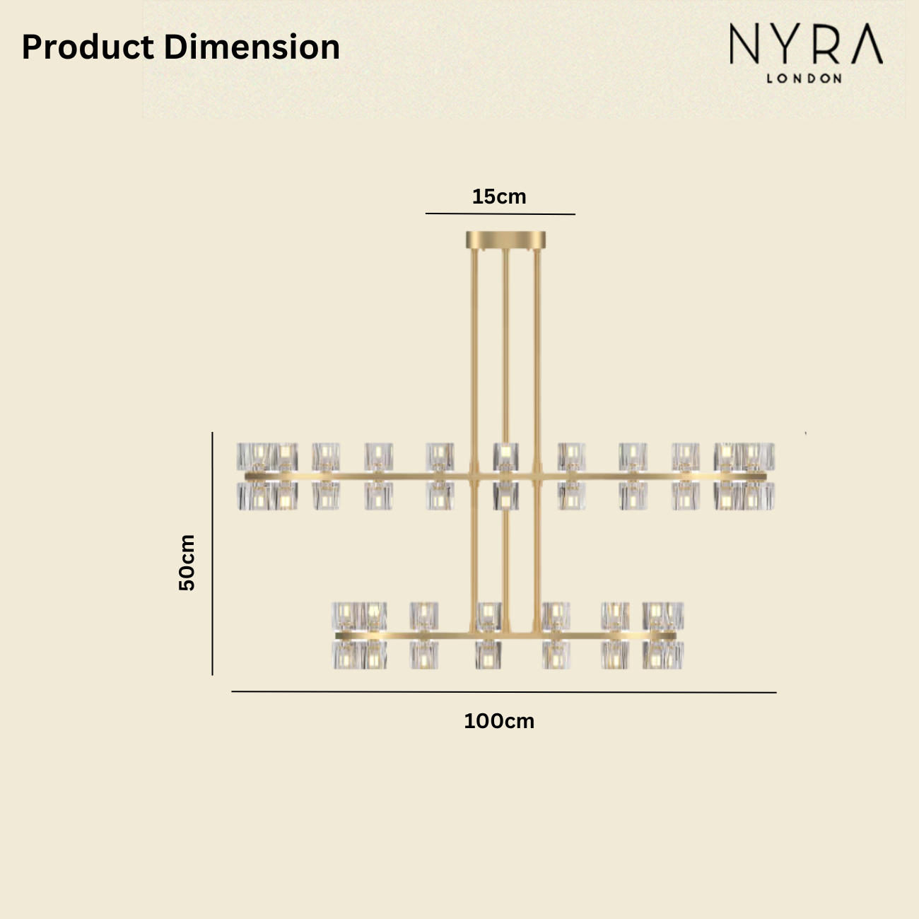 Bravion - Crystal Ring Chandelier