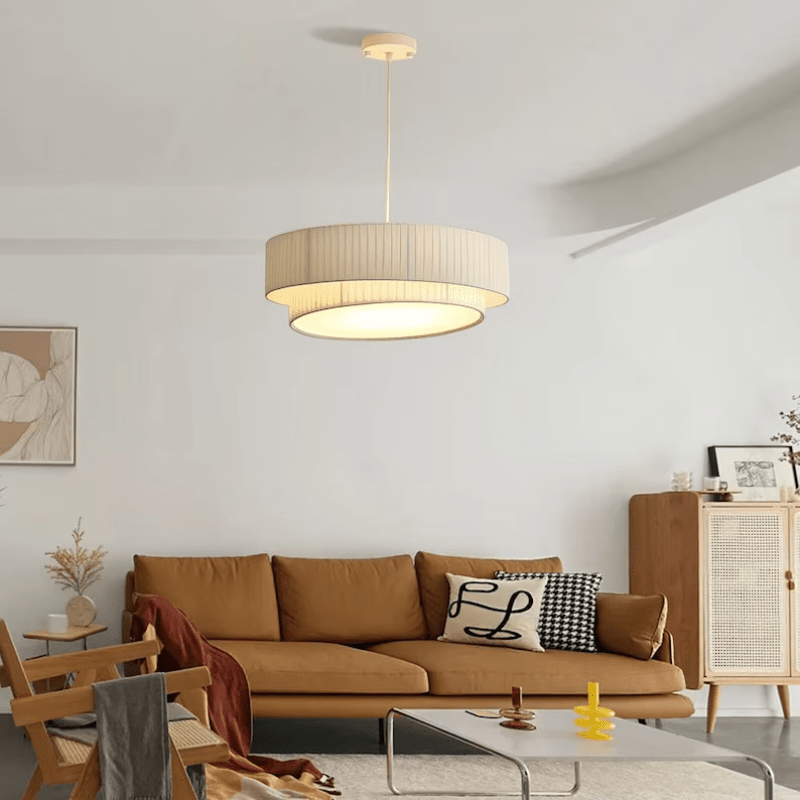 Elegant Decorative Fabric Pendant Lamp