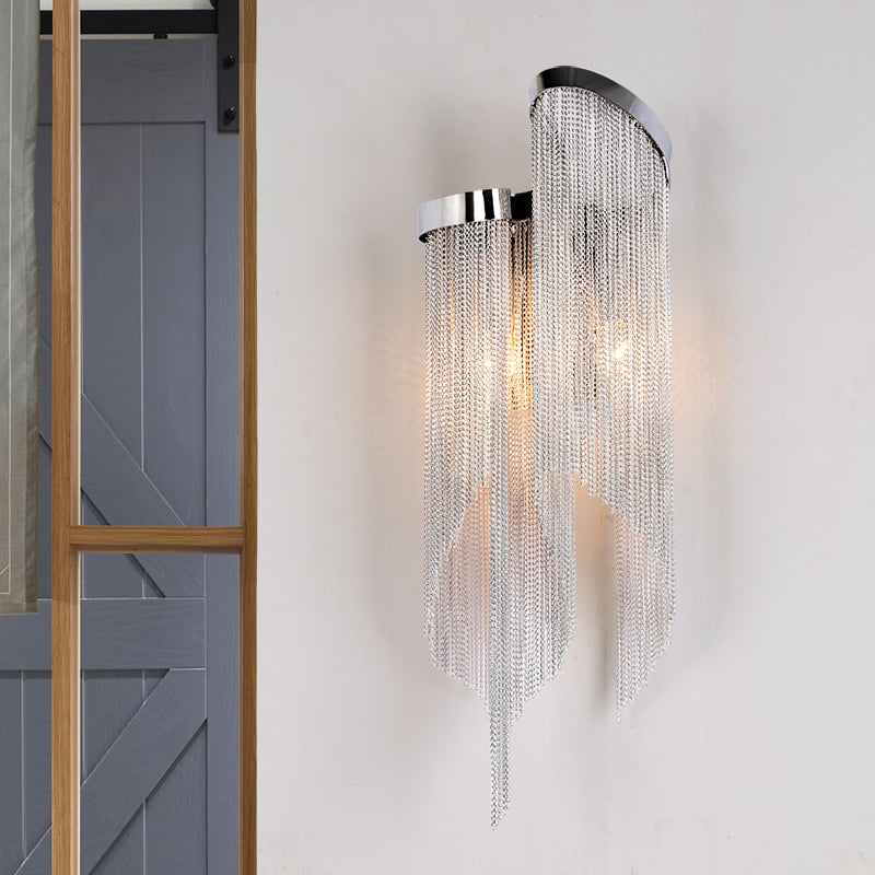 Cascadia Chain Tassel Wall Sconce