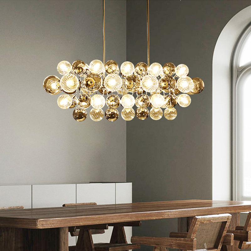 Astralis Glass Ball Chandelier