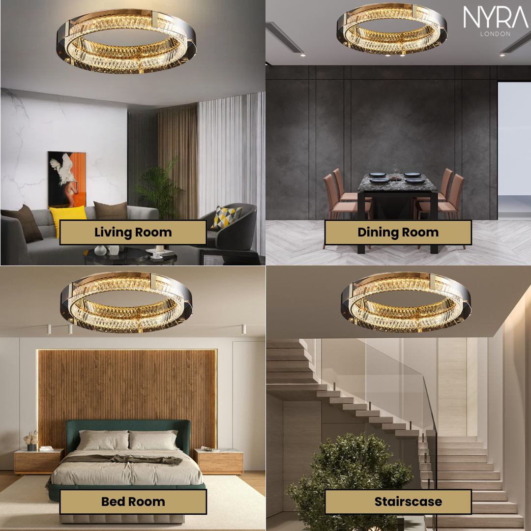 Harlow Crystal Ceiling Light
