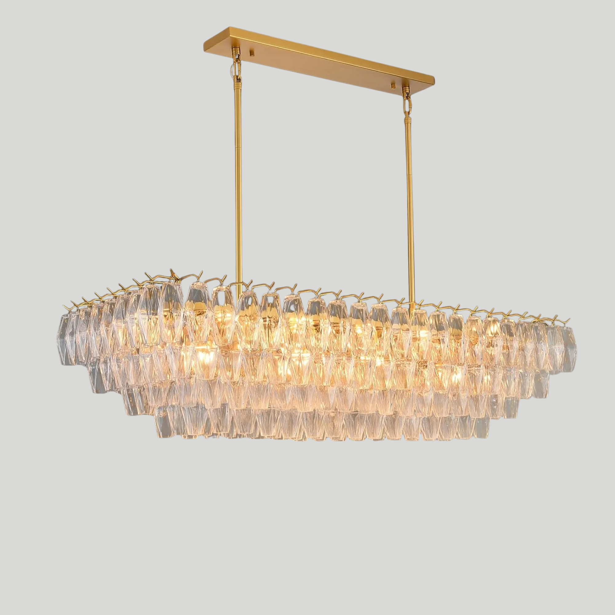 Madelyn Glass Rectangular Chandeliers