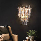 Elsie Two Tone Crystal Wall Lamp