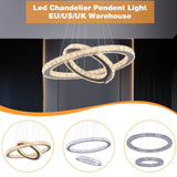 Sierra K9 Crystal Ring Pendant Light