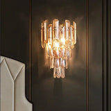Elsie Two Tone Crystal Wall Lamp