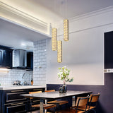 Vertical Crystal Luxury LED Chandelier