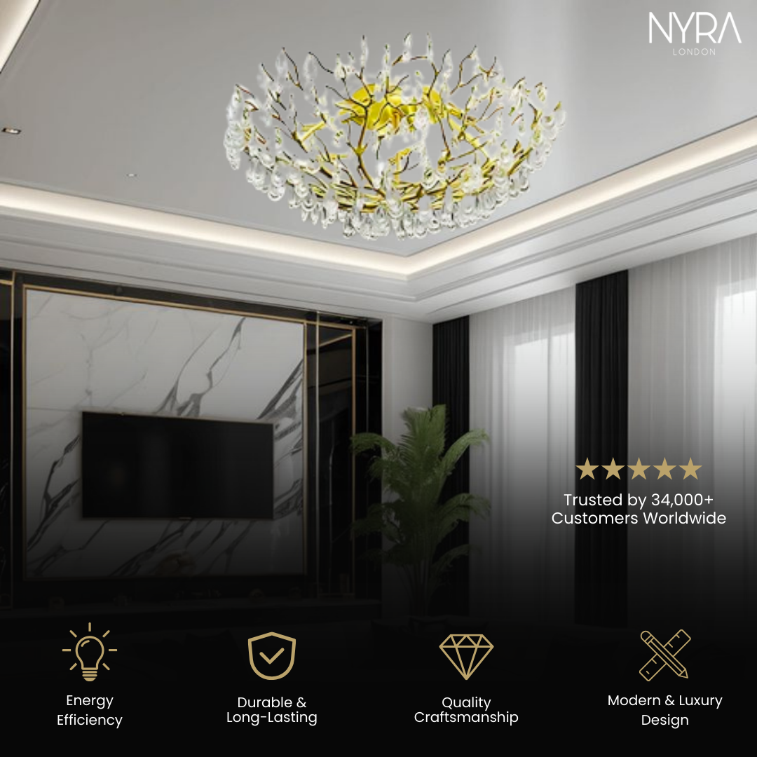 Selina Crystal Ceiling Lamp