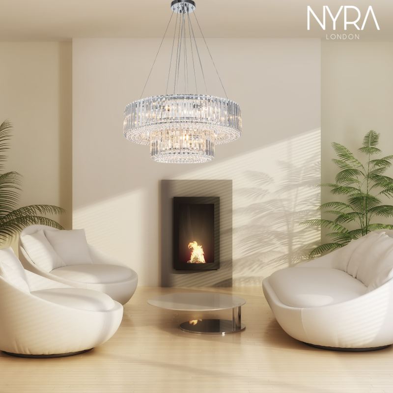 Crystal Vista Modern Chandelier