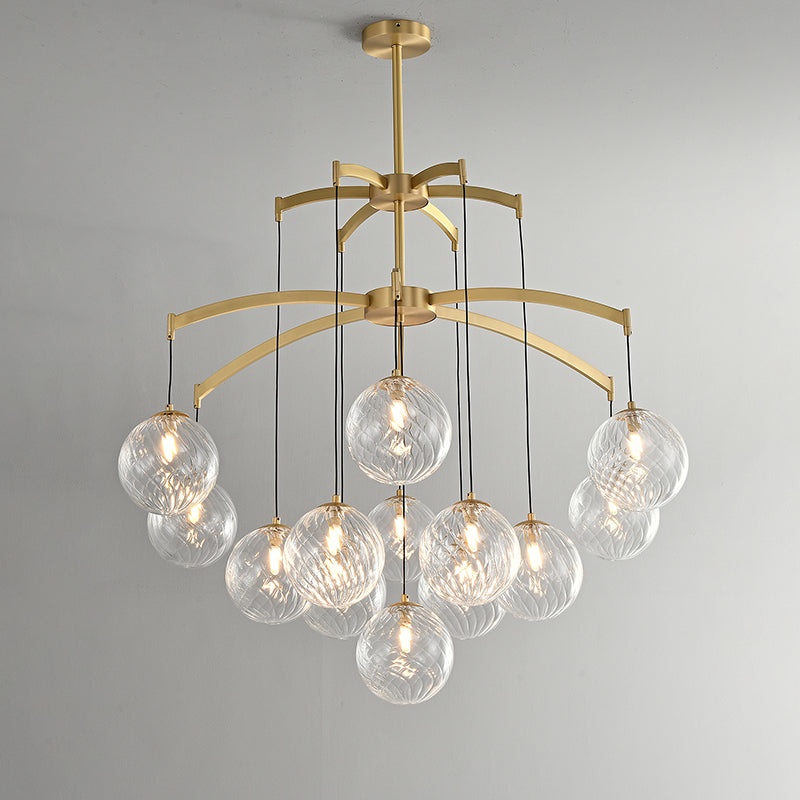 Shineza Modern Bubble Glass Ball Chandeliers