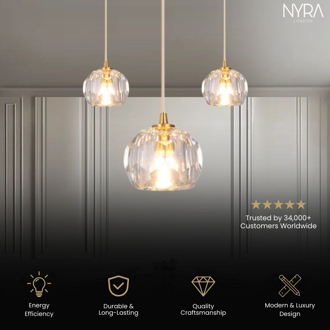 Nordic Crystal Pendant Lights