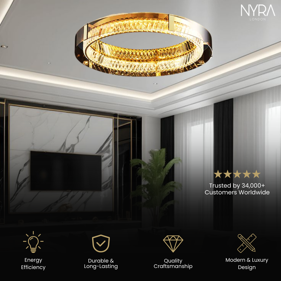 Harlow Crystal Ceiling Light