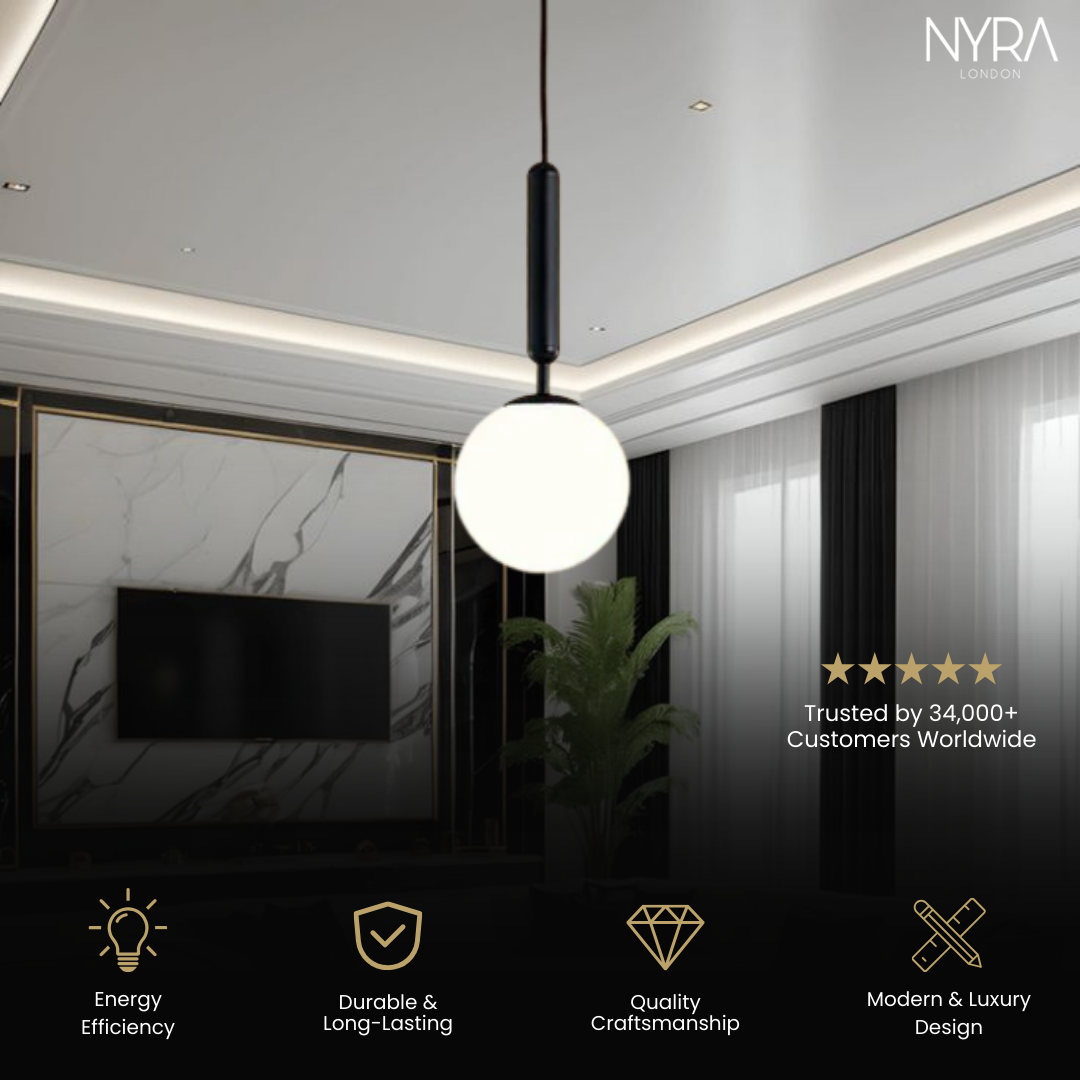 Black Castello Pendant Light