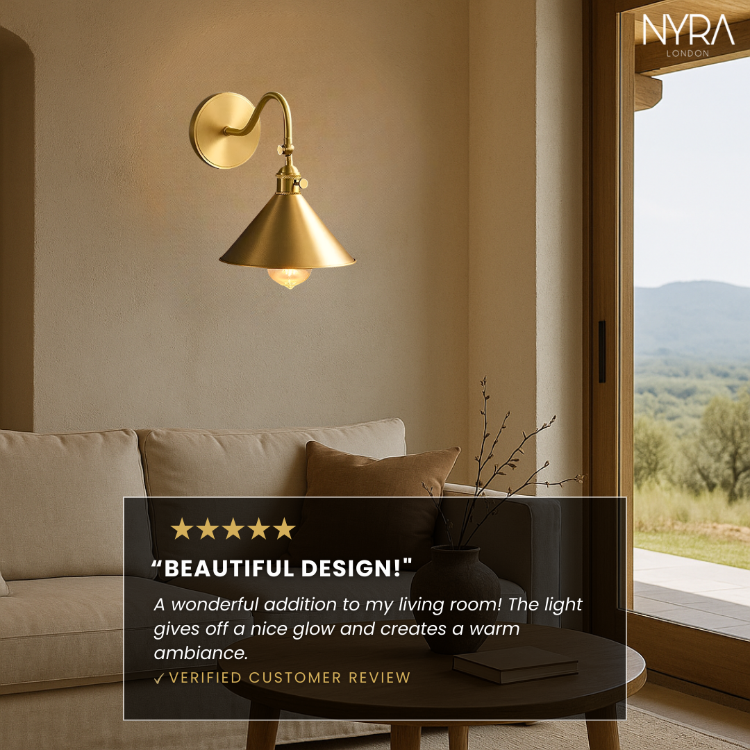 AuraGlow LED Wall Sconce