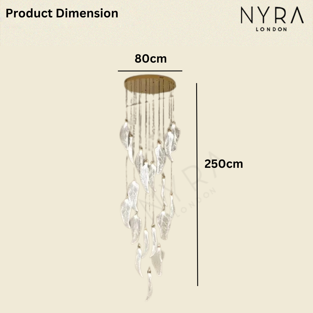 Elyora Acrylic Staircase Chandelier