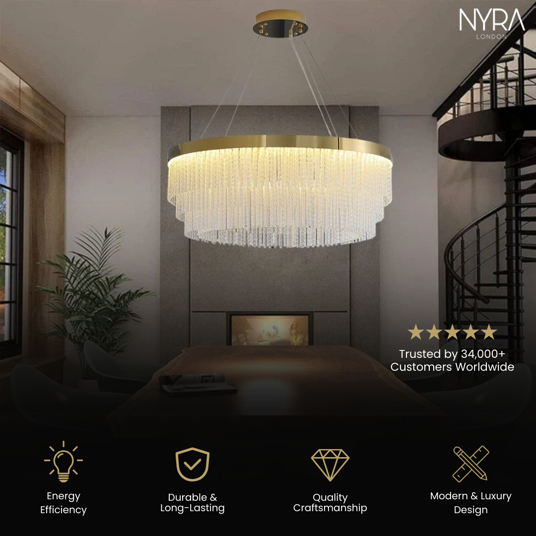 Fleur Crystal Chandelier