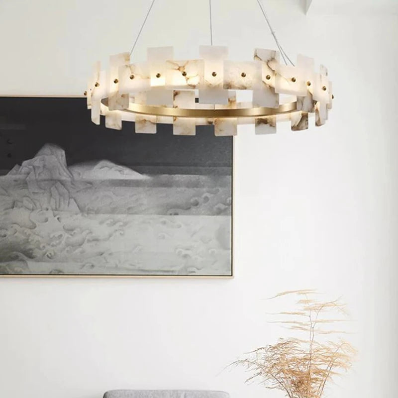 Marvion Spanish Marble Chandelier
