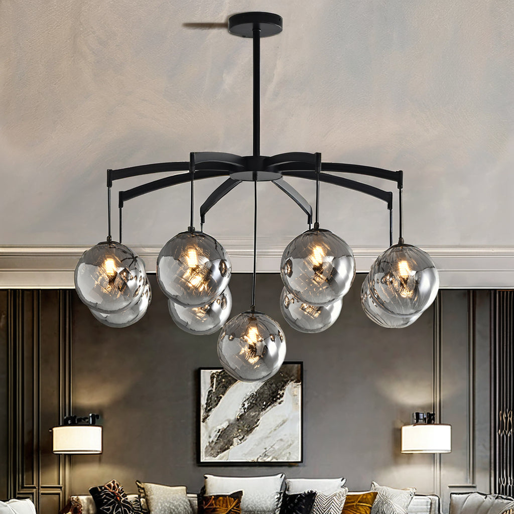 Shineza Modern Bubble Glass Ball Chandeliers