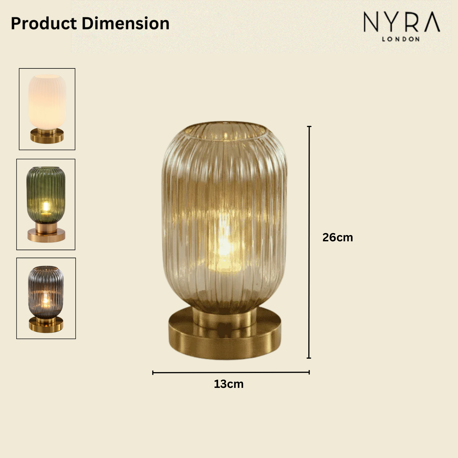 Avela Glass Table Lamp