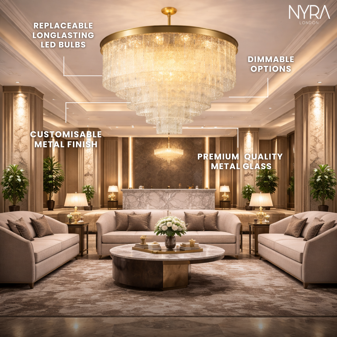 Belmont Glass Chandelier collection