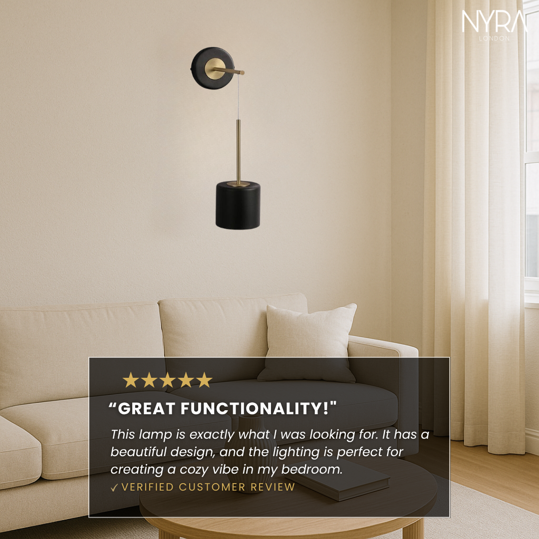 Murad Acrylic Hanging Round Wall Light