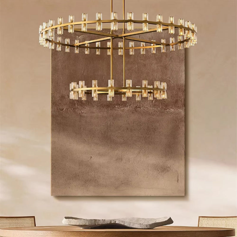 Bravion - Crystal Ring Chandelier