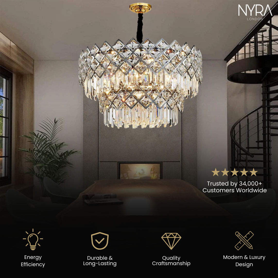 Opulent Crystal Chandelier