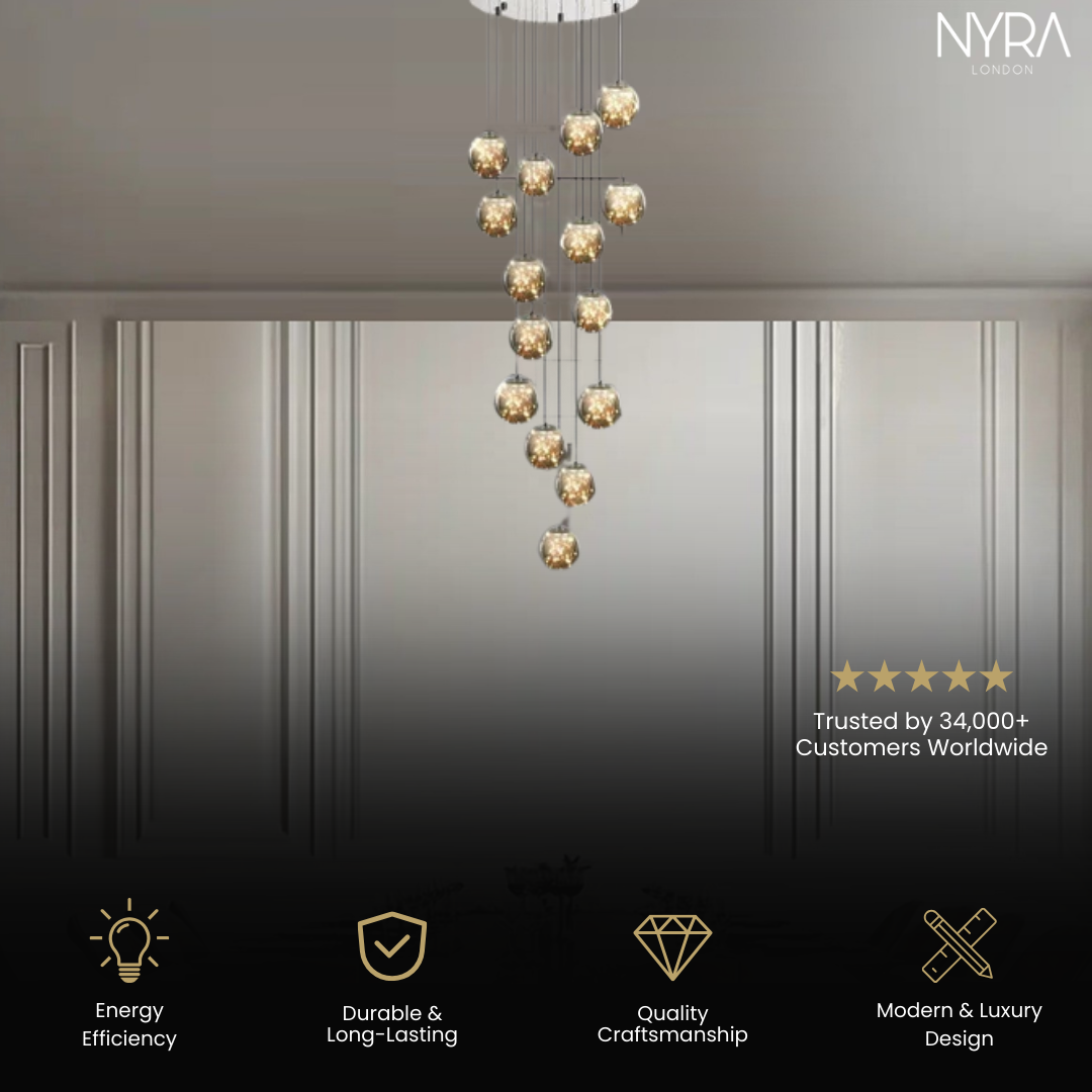 Sydel Bubble Glass Chandelier