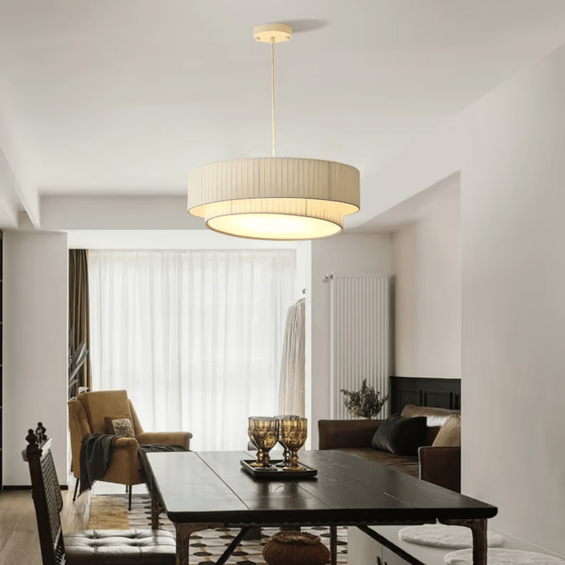 Elegant Decorative Fabric Pendant Lamp