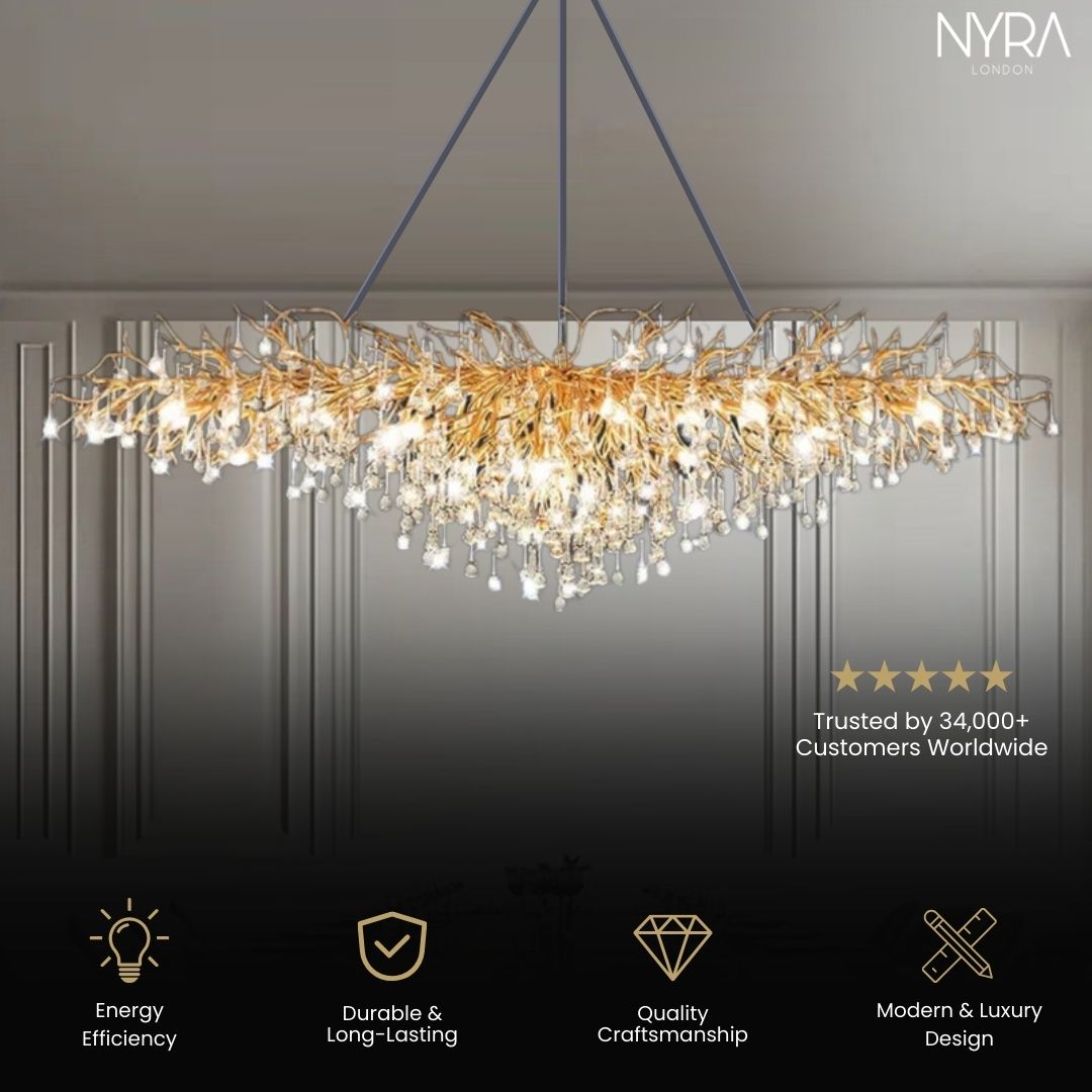 NYRA Water Drop Customisable Chandelier