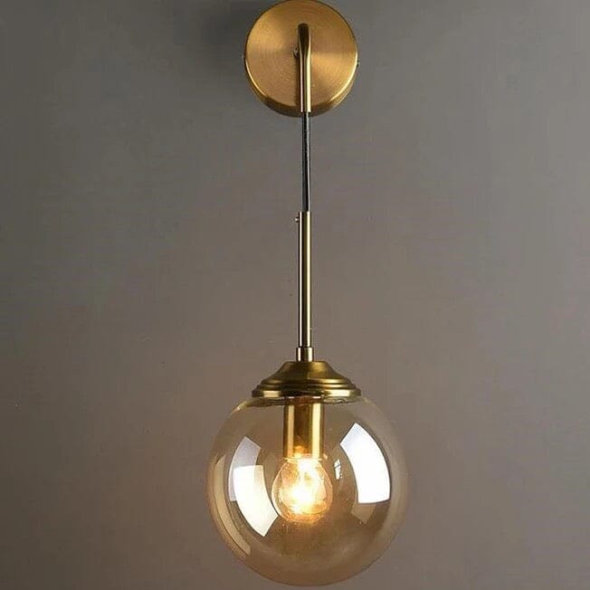 Eclipse Glass Hanging Ball Wall Lamp