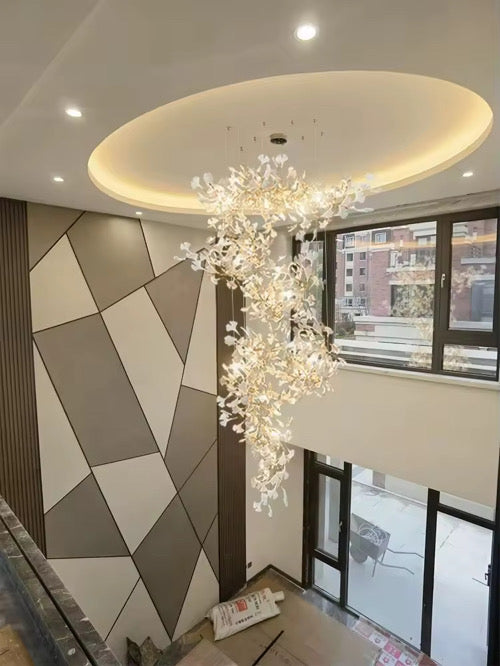 Ginkgo Leaf Chandelier