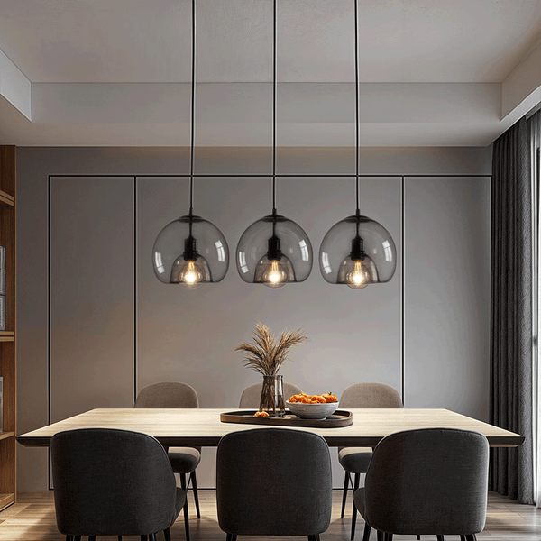 Glass pendant dining room light cheap