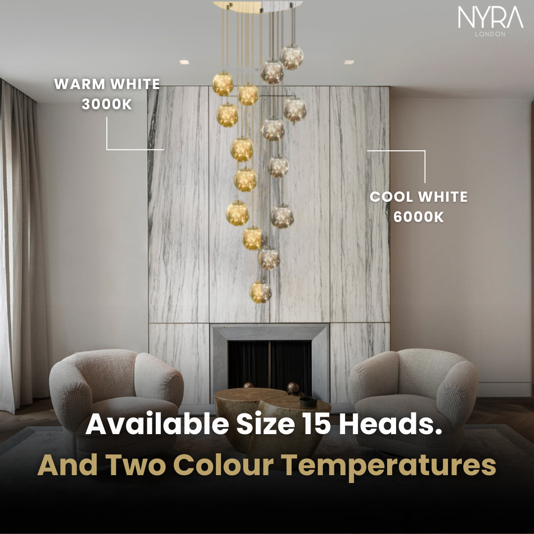 Sydel Bubble Glass Chandelier