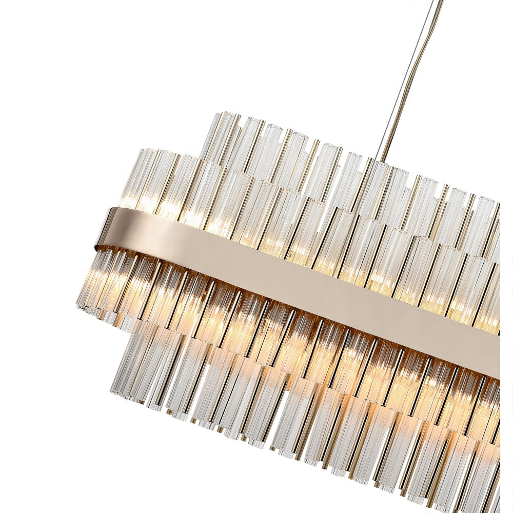 Lurano Rectangular Crystal Chandelier