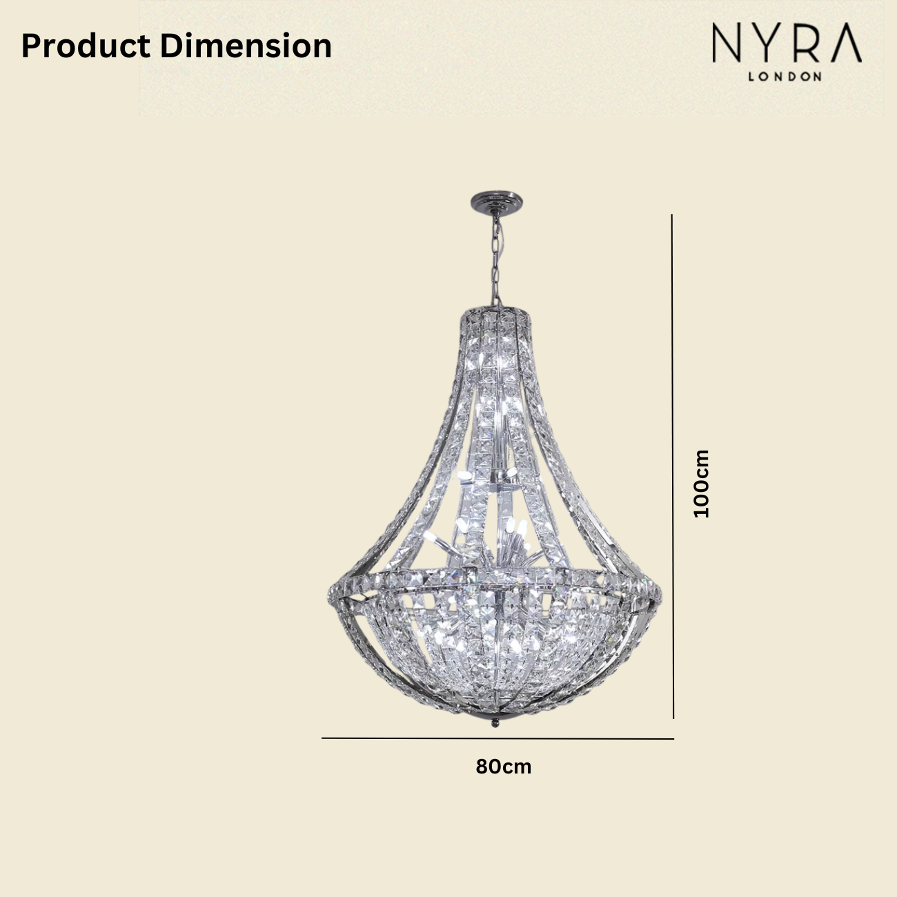 Zentech Crystal Chandelier