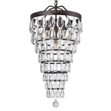 Luxury Crystal LED Waterdrop Empire Chandelier