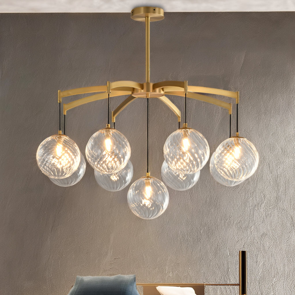 Shineza Modern Bubble Glass Ball Chandeliers