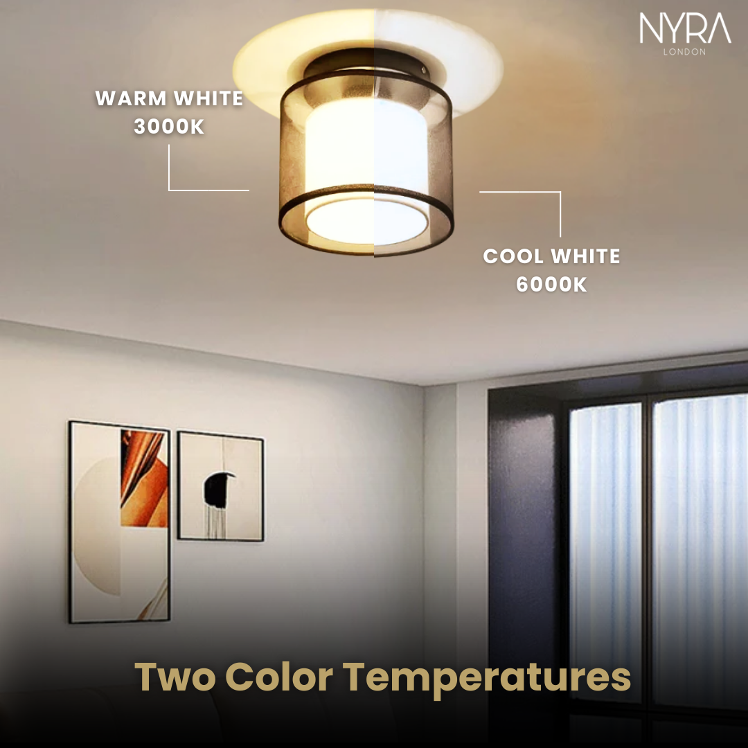 Magnus Fabric Shade Ceiling Lamp