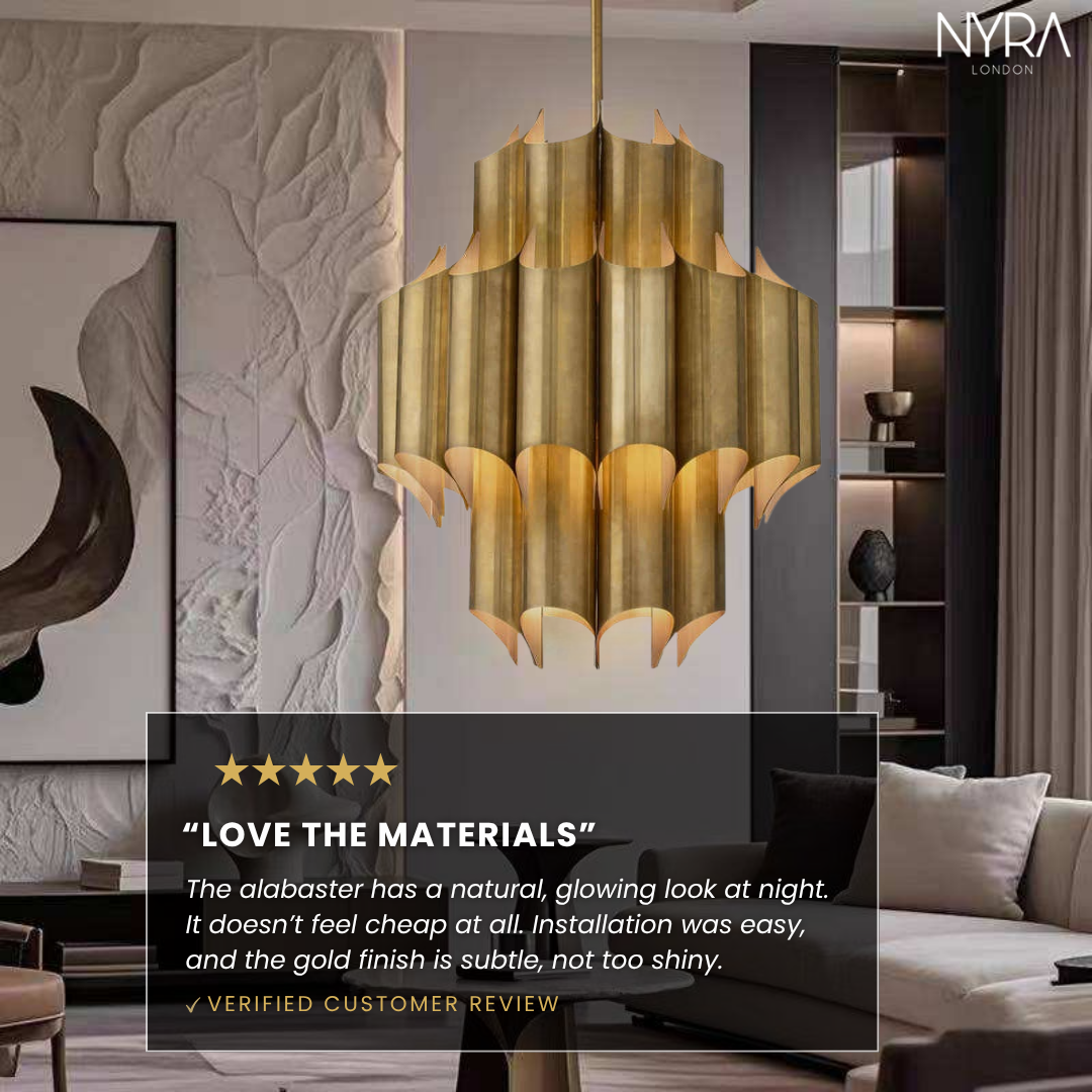 Wavey Sculpture Chandelier