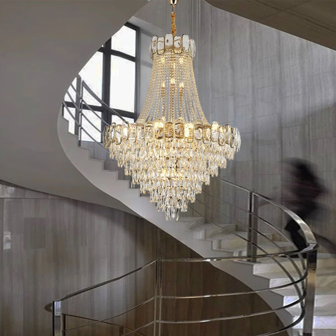 Mirova Modern Crystal Chandelier