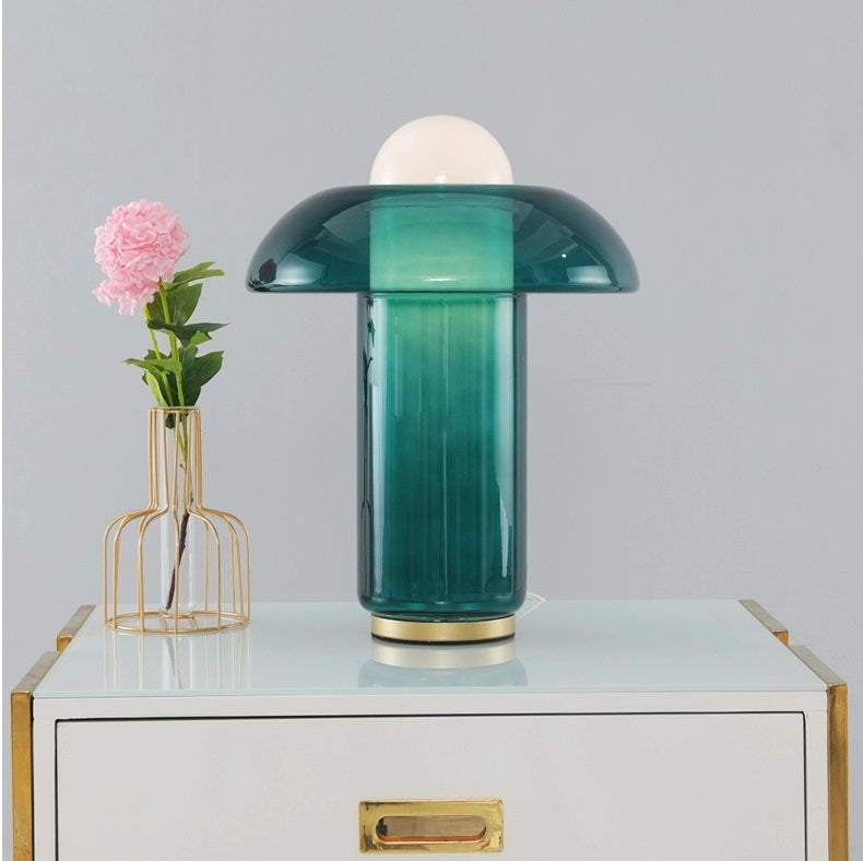 Moon Dome - Glass Table Lamp