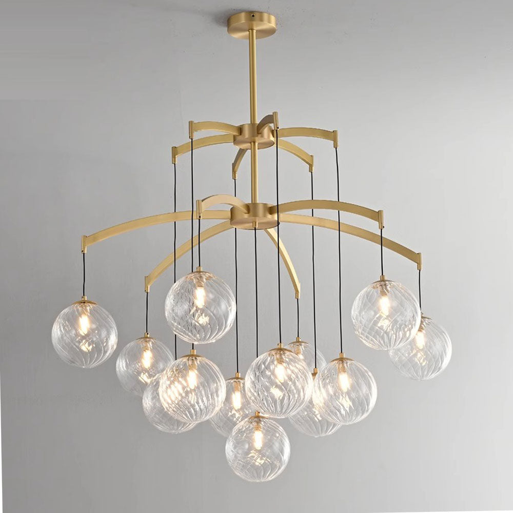 Shineza Modern Bubble Glass Ball Chandeliers