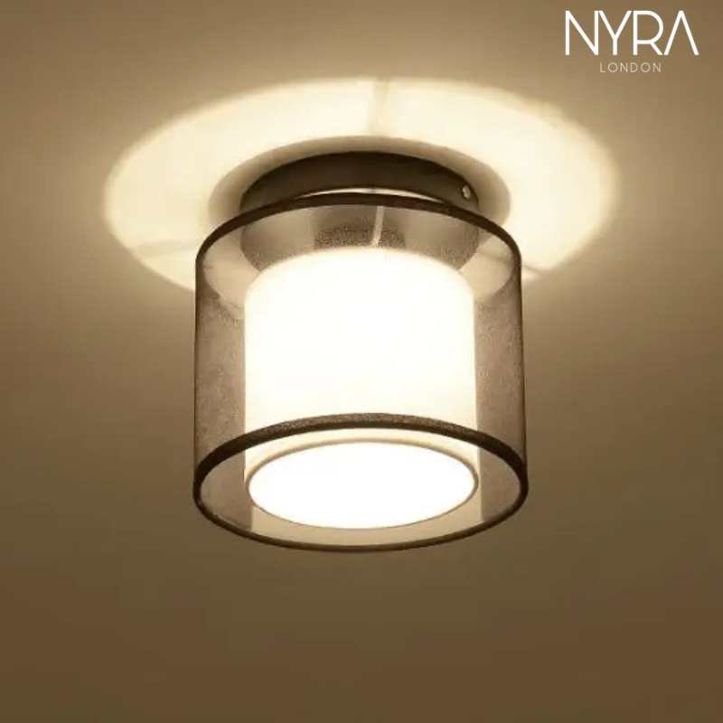 Magnus Fabric Shade Ceiling Lamp