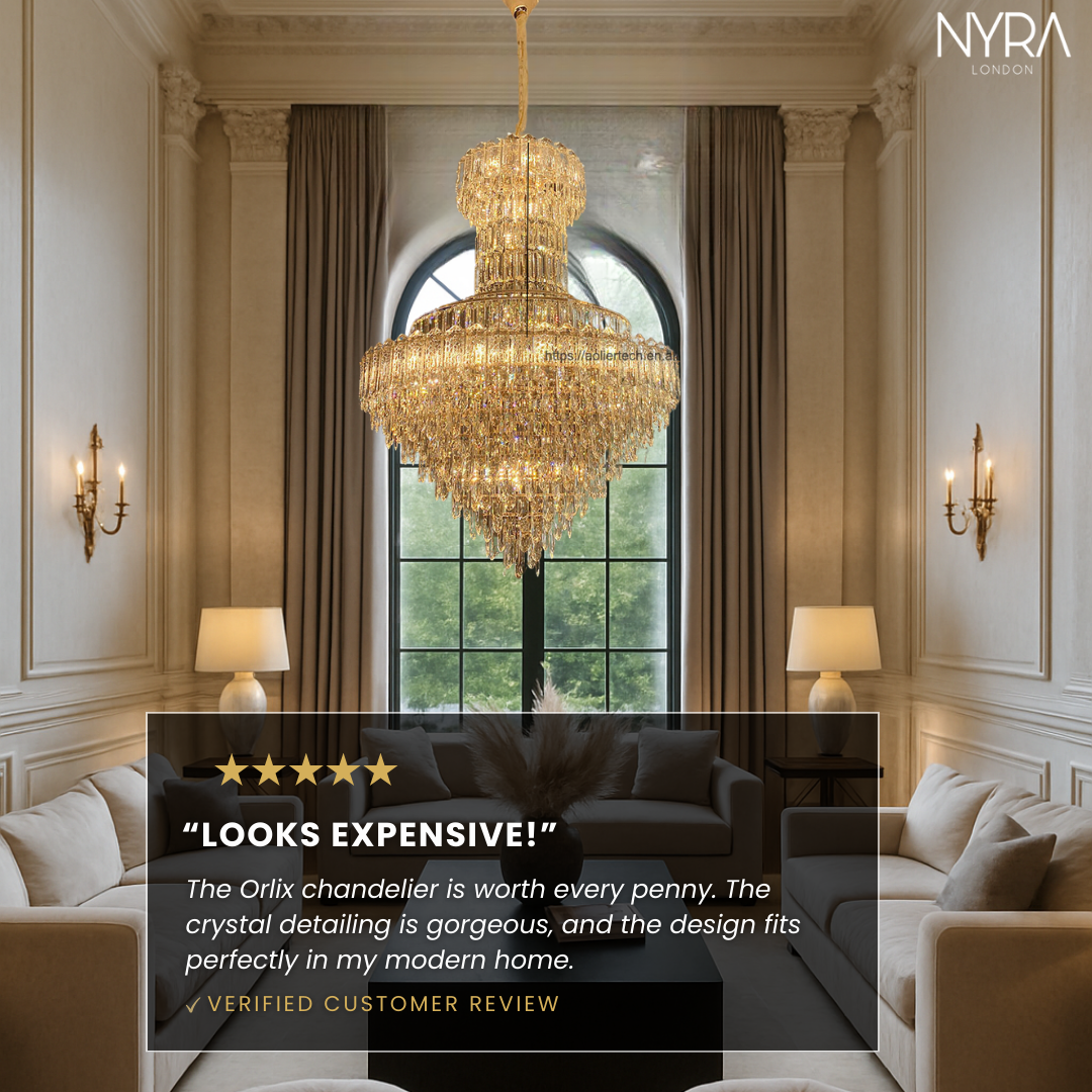 Orlix Large Crystal Chandelier