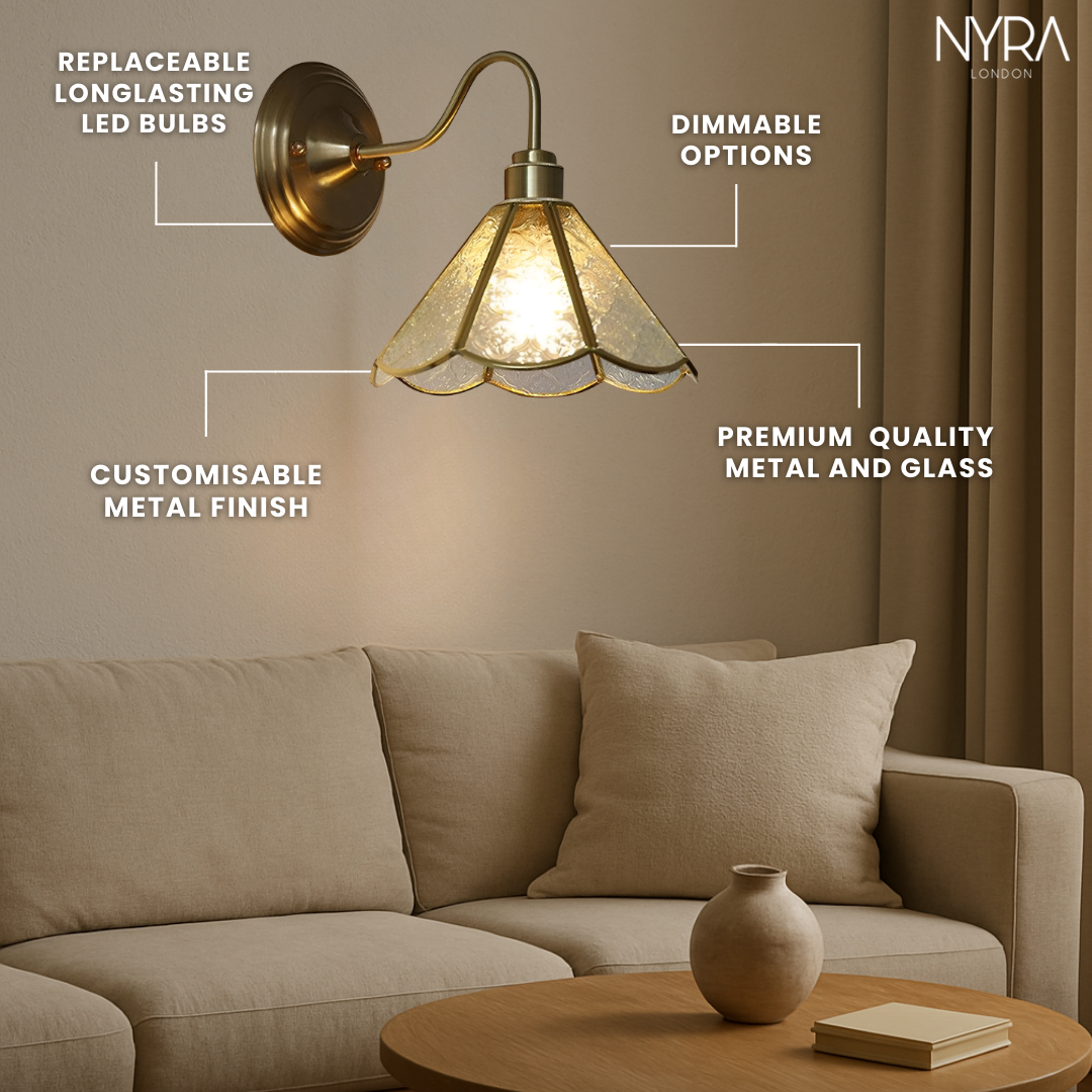 Nordic Brass Wall Sconce