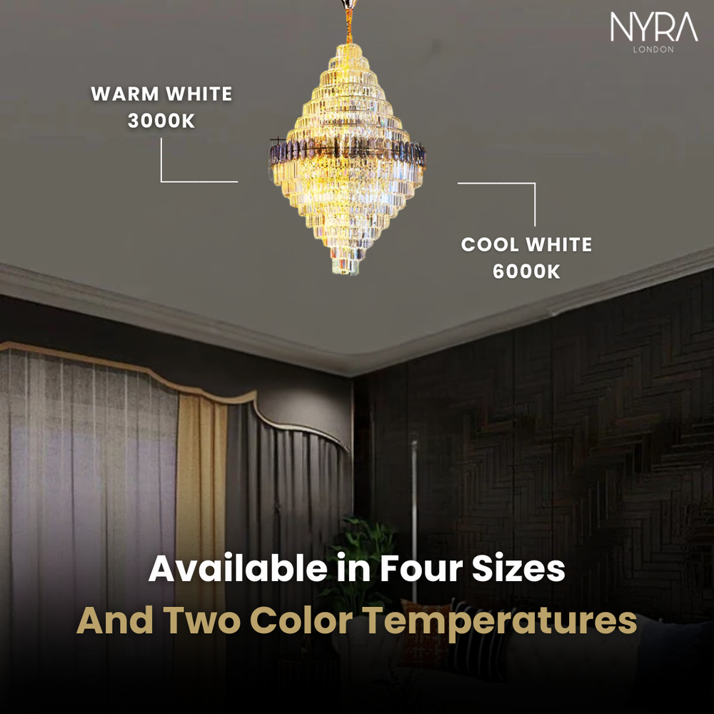 Penthouse Crystal Chandelier | Nyralondon - NYRALONDON - Crystal Chandelier Penthouse Apartments
